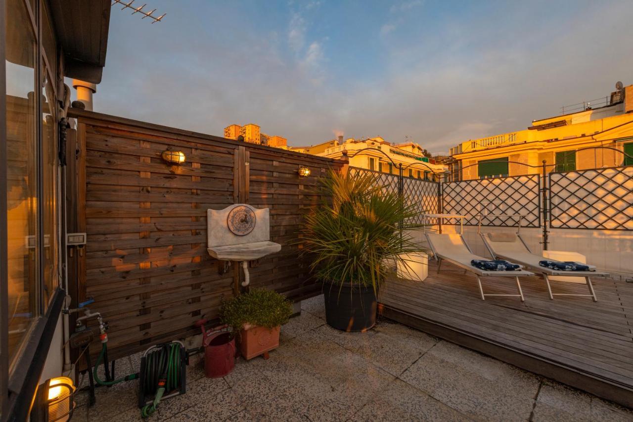 Castelletto Exclusive Terrace Penthouse Apartman Genova Kültér fotó