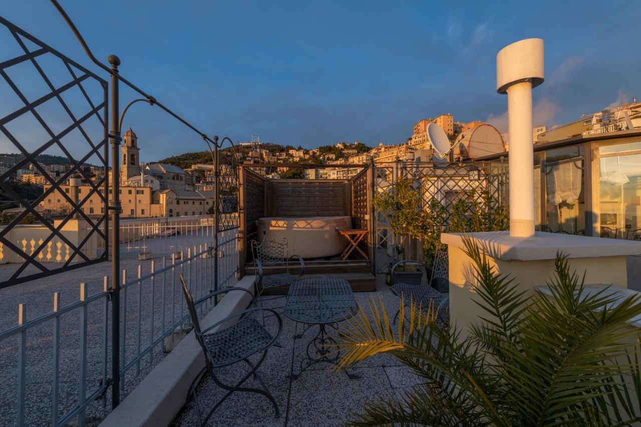 Castelletto Exclusive Terrace Penthouse Apartman Genova Kültér fotó